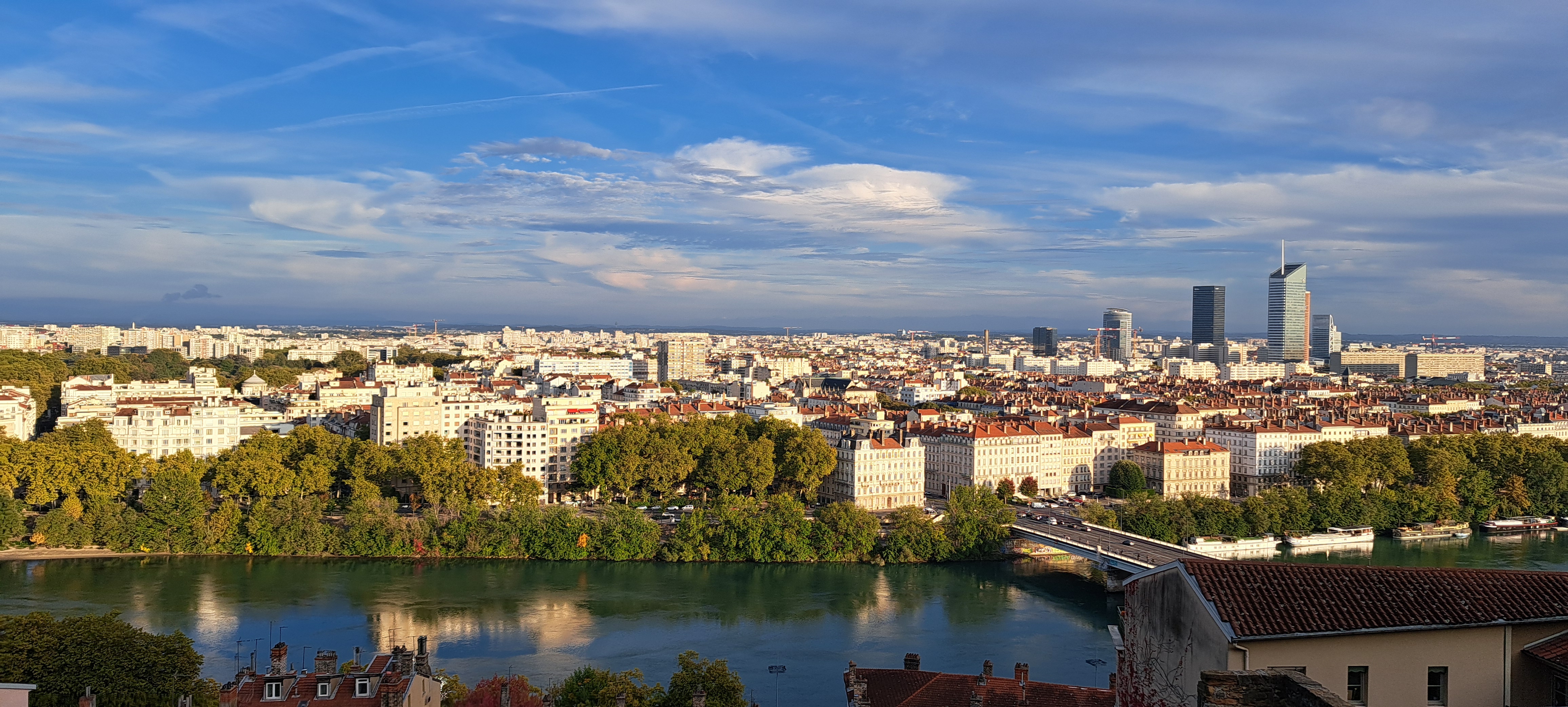 Photo de Lyon vue de la Croix-Rousse